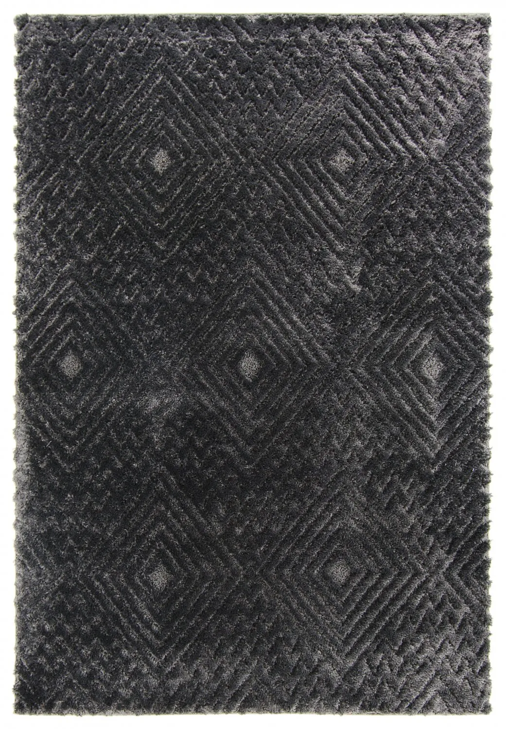 Hladké koberce - Štetín (čierna)