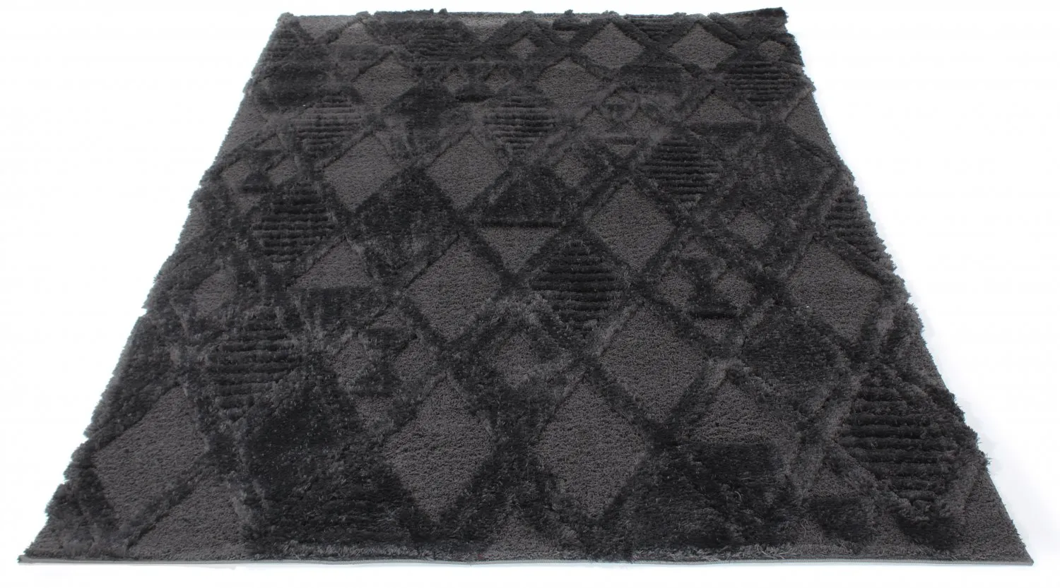Hladké koberce - Rostock (čierna)