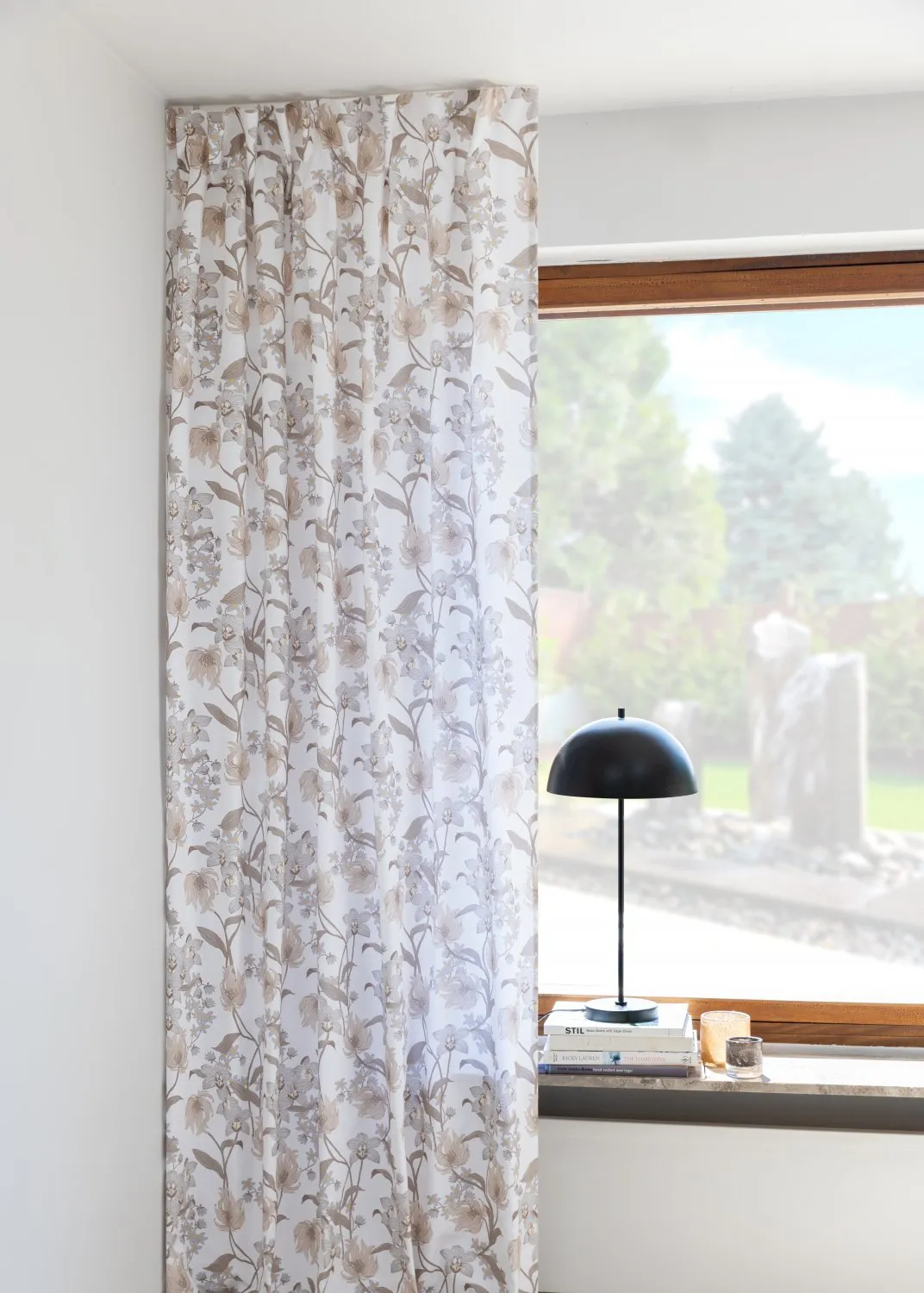 Záclony - Bavlnená záclona Florina (béžová)