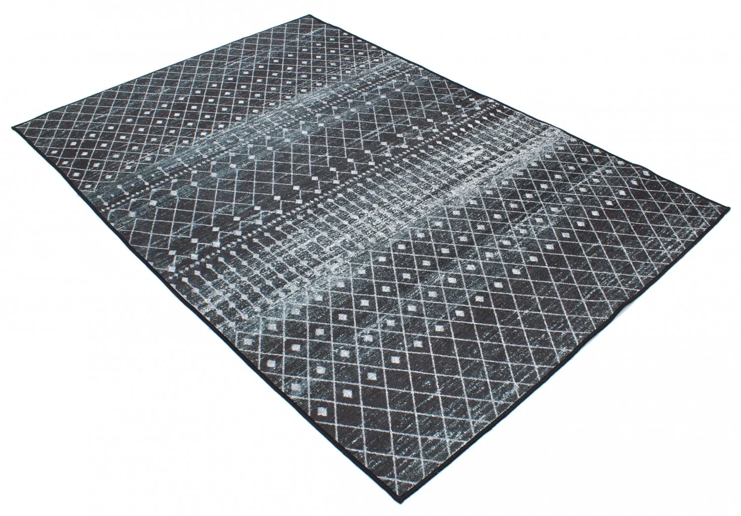 Koberec Wilton - Stella (čierny/biely)