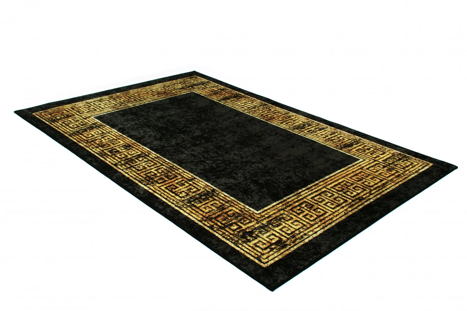 Koberec Wilton - Tilos (čierny/zlatý)