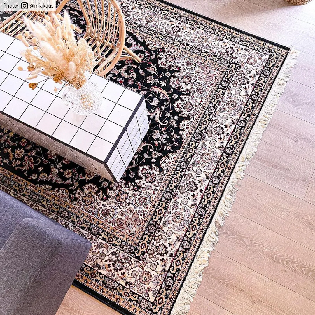 Wilton koberec - Gårda Oriental Collection Kerman (čierny)