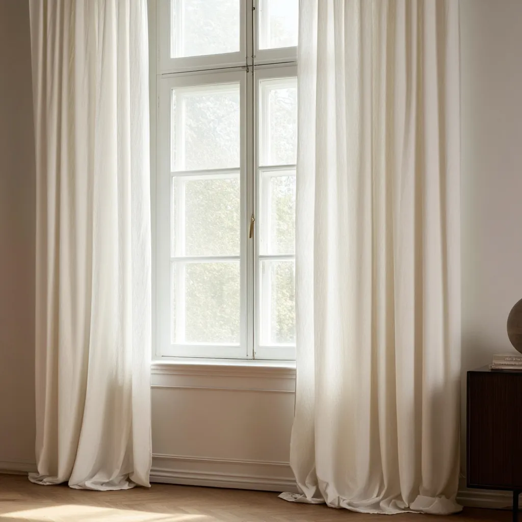 Záclony - Ľanová záclona Andrada (béžová)