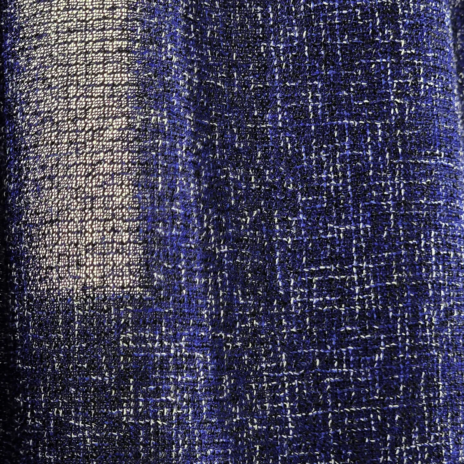 Záclony - Záclona z ľanu Cosmina (modrá)