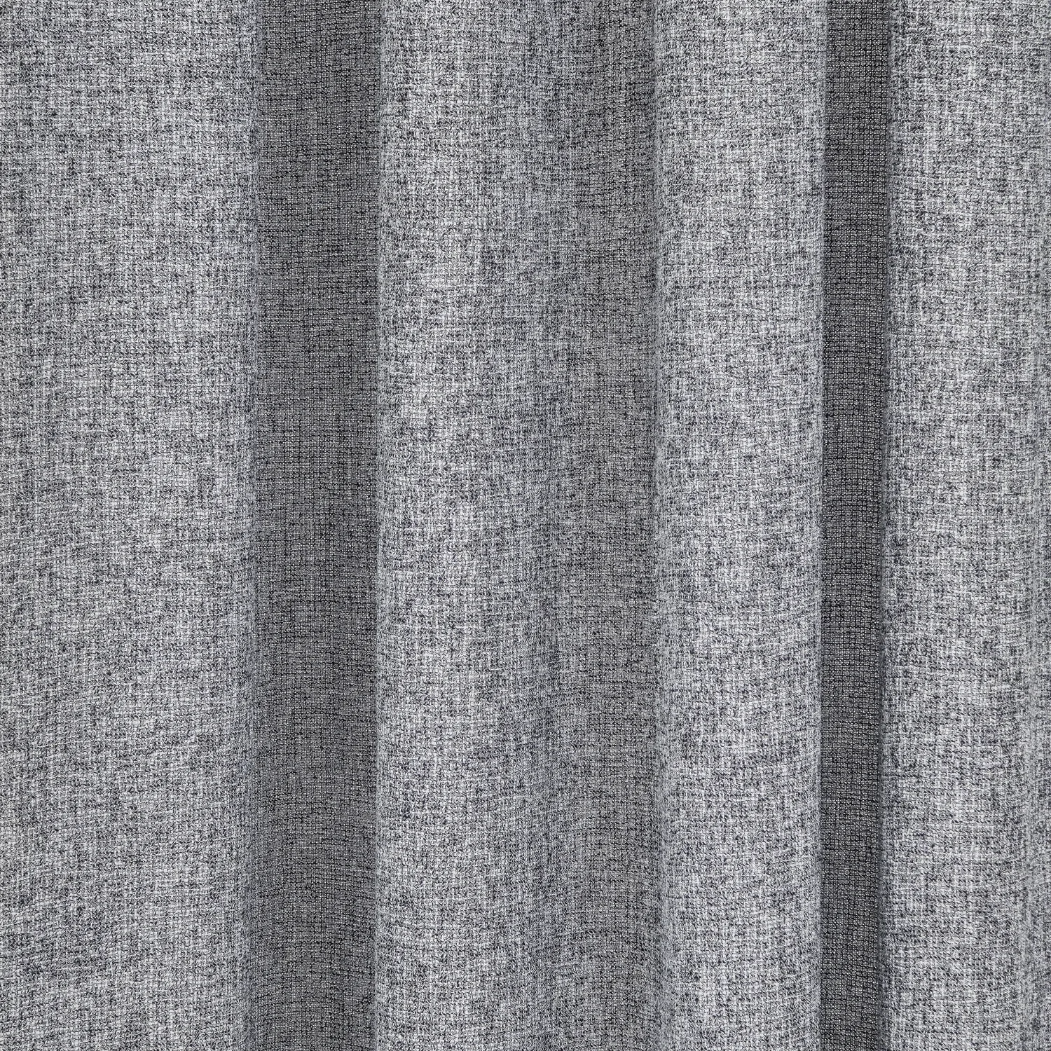 Záclony - Záclona z ľanu Cosmina (tmavošedá)