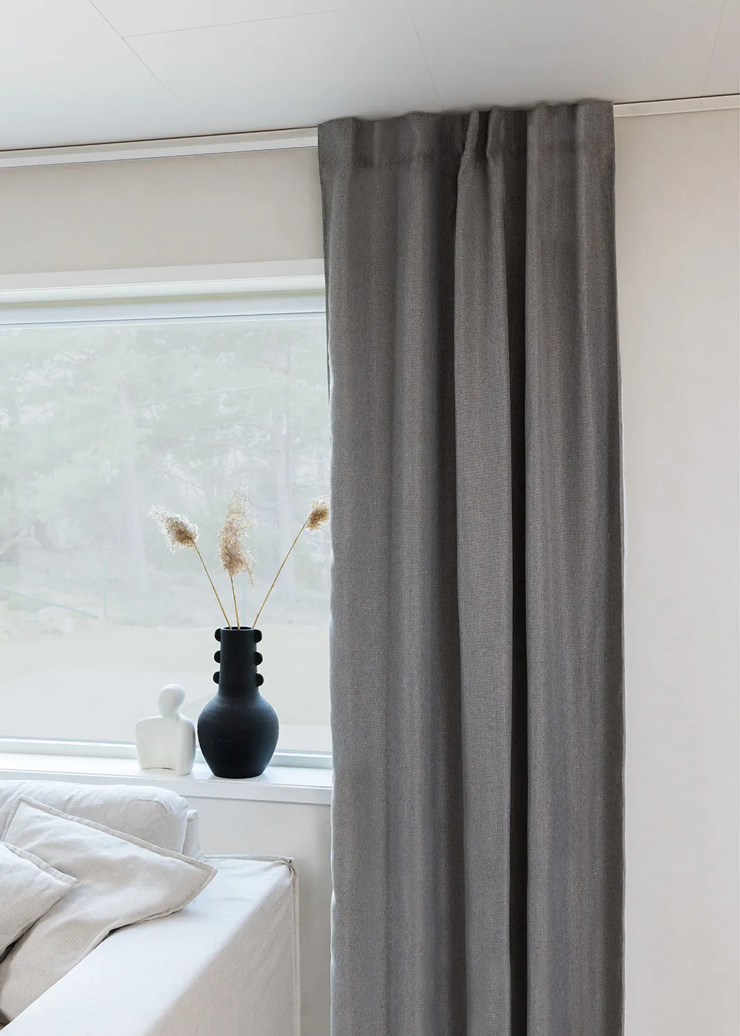 Záclony - Záclona blackout Mila (šedá)