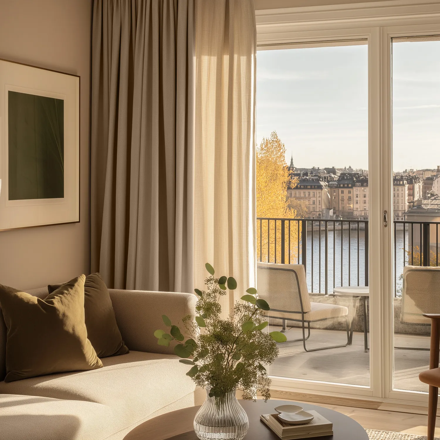 Záclony - Záclona blackout Octavia (hnedá)