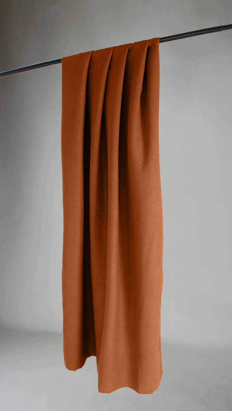 Záclony - Záclona blackout Octavia (oranžová)