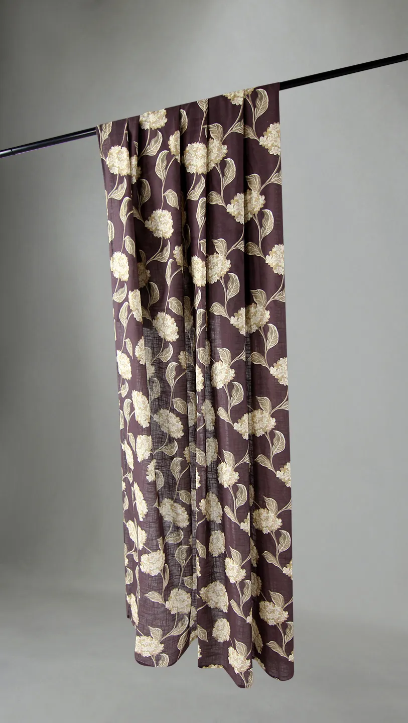 Záclony - Bavlnená záclona - Dorthe (fialová)