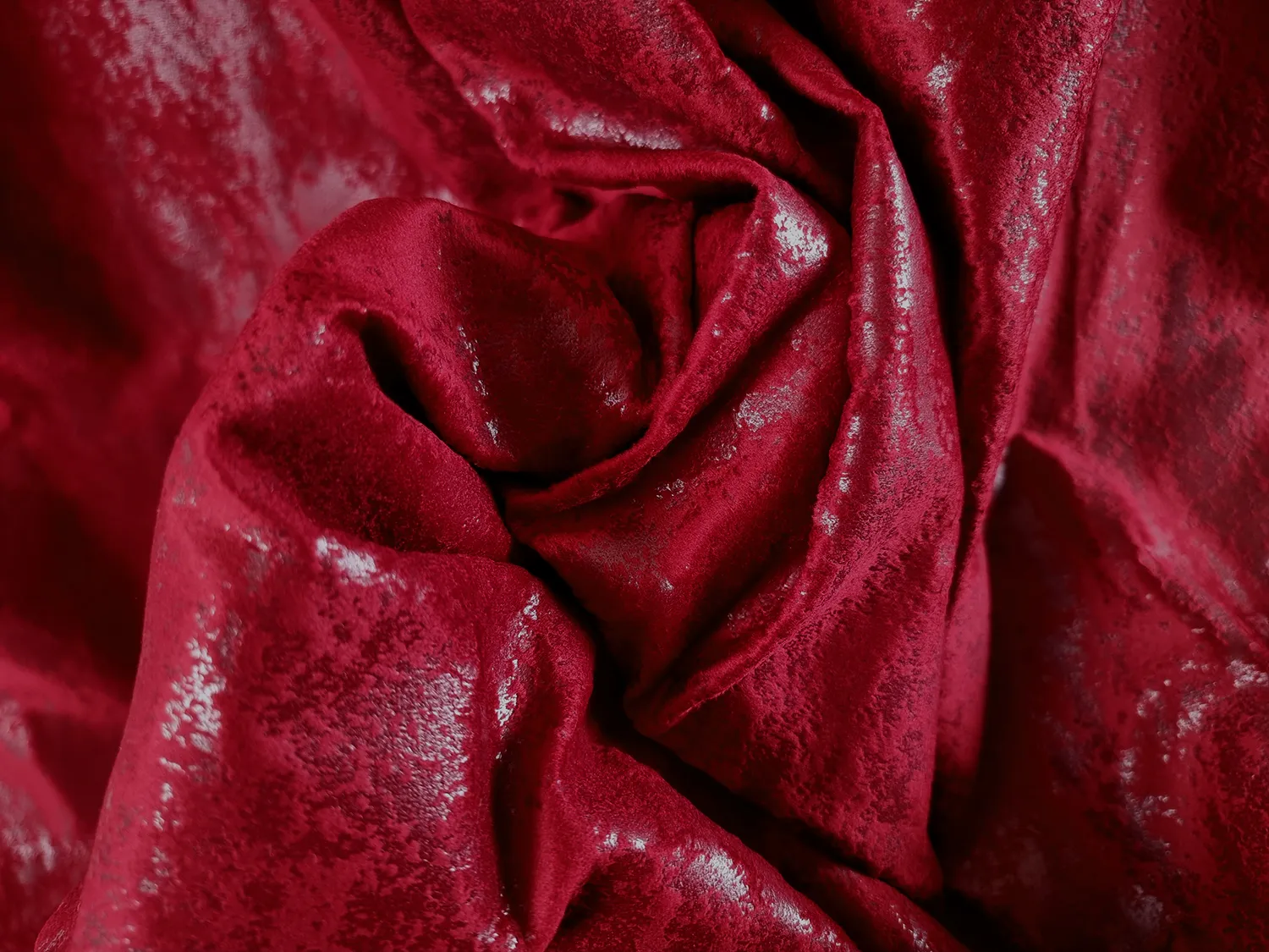 Záclony - Záclona z velúru Ofelia (červená)