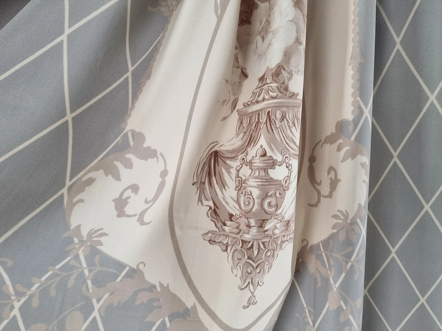 Záclona - Eugene (svetlo modrá)