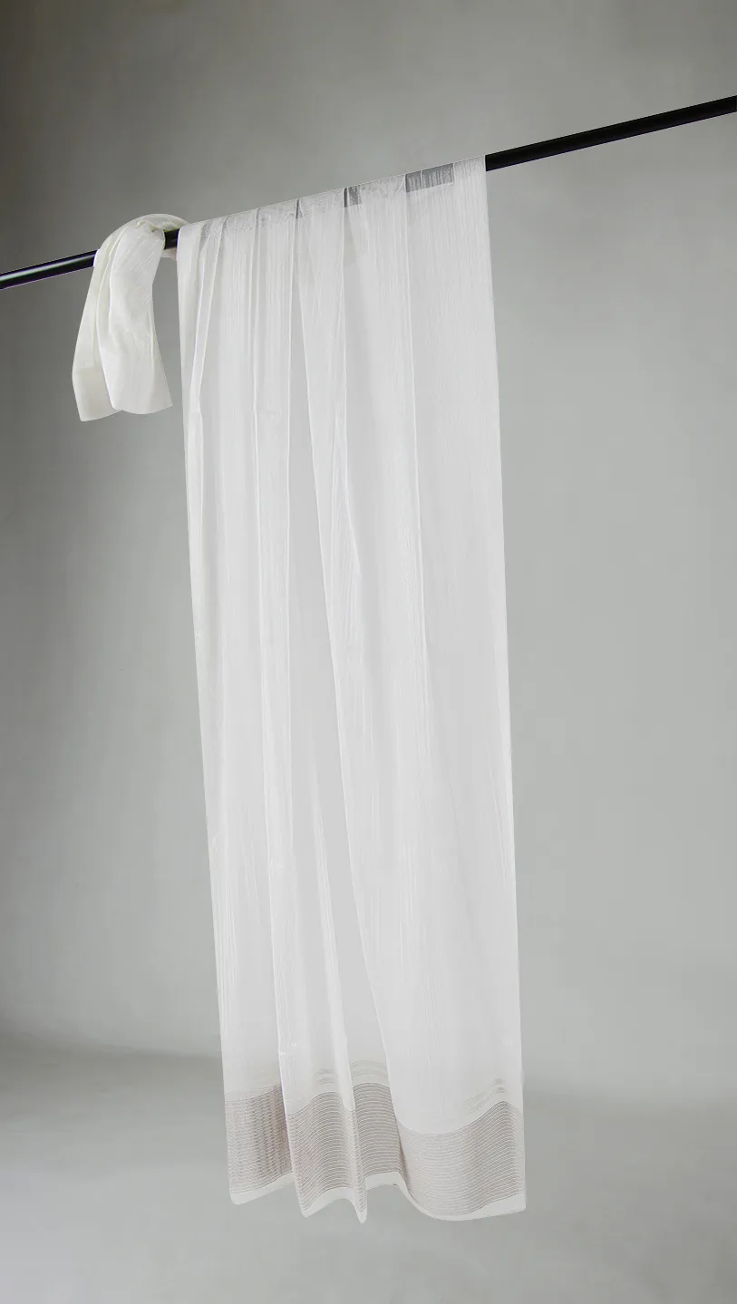 Záclony - Čipková záclona Capucine (biela)