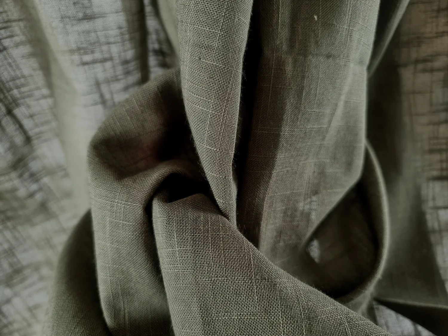 Záclony - Bavlnená záclona - Lollo (svetlozelená)