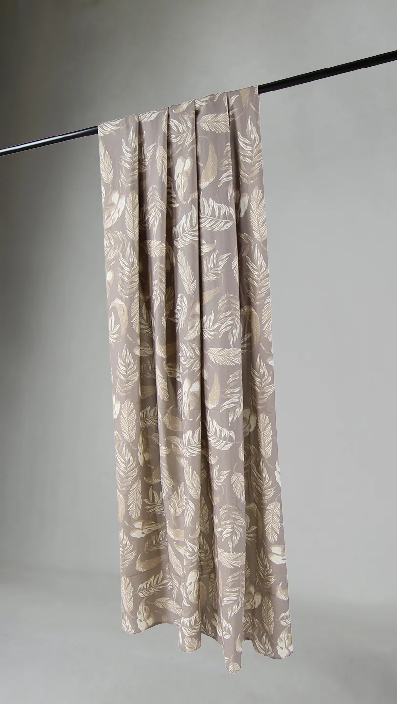 Záclony - Bavlnená záclona Lowe (béžová)