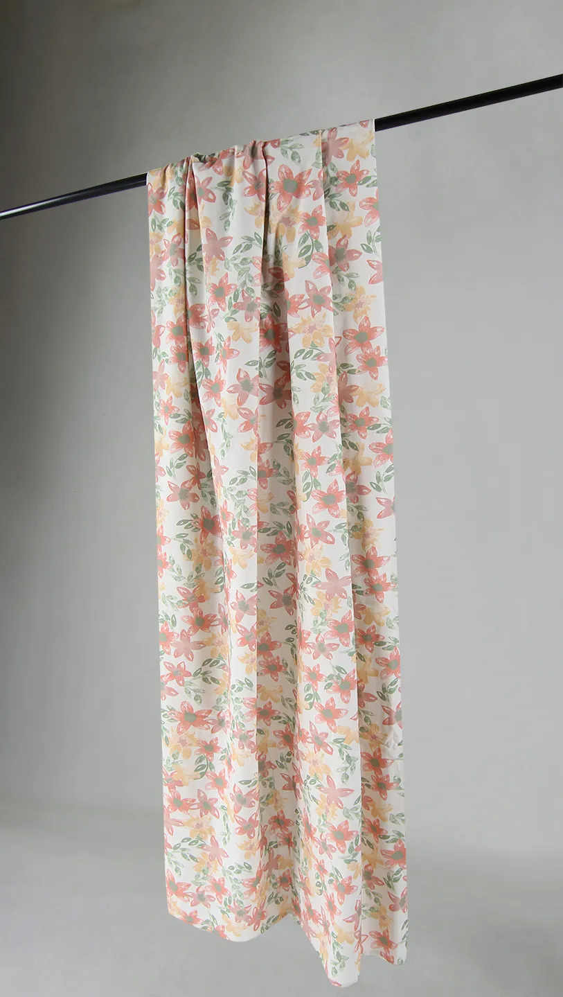 Záclony - Záclona z bavlny Petite (ružová)