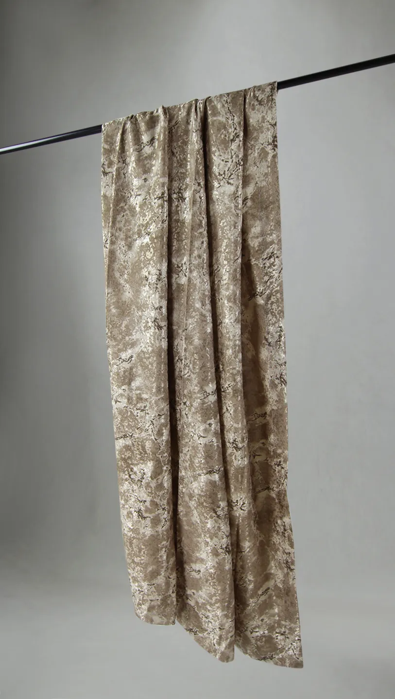 Záclona - Cleo (hnedá)