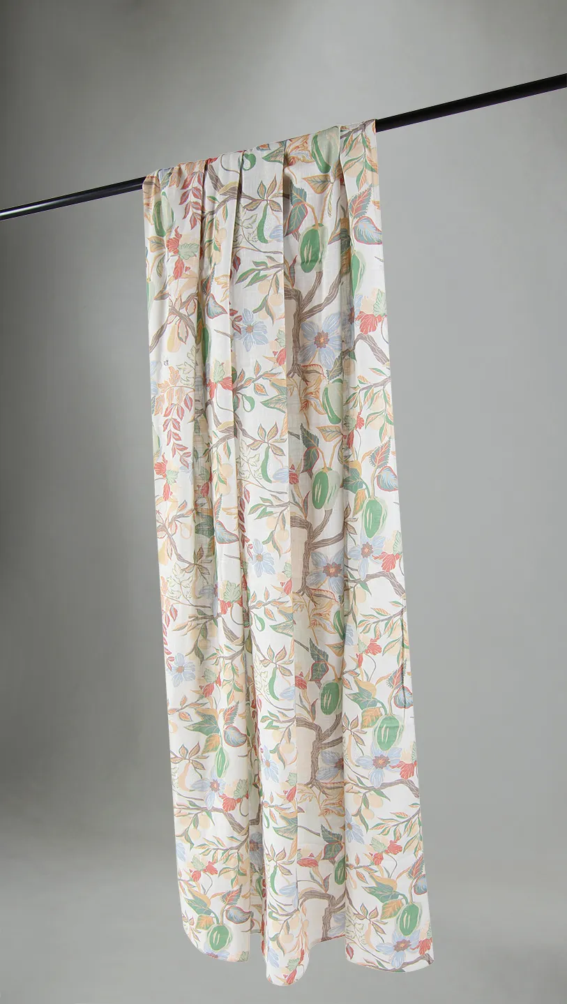 Záclony - Bavlnená záclona - Sofi-Lee (zelená)