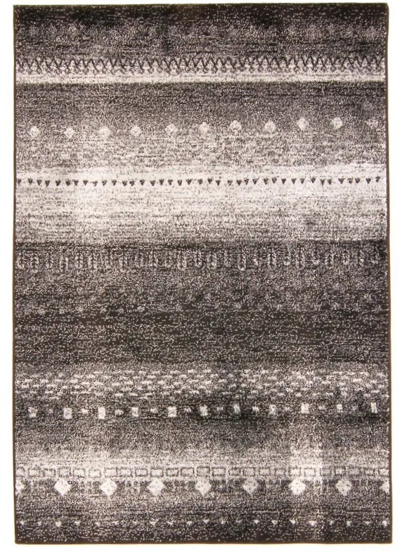 Wilton koberec - Gibson (šedá/čierna/biela)