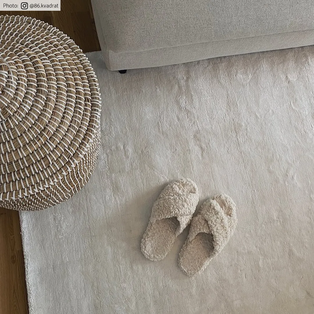 Viskózový koberec - Jodhpur Špeciálna Luxusná Edícia (offwhite)