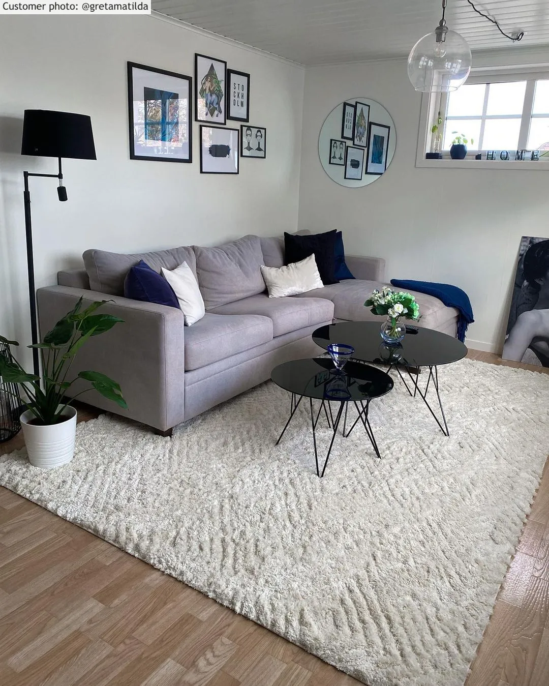 Koberec s dlhým vlasom - Monti (offwhite)