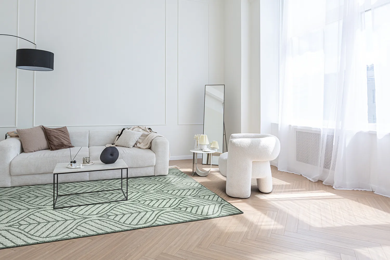 Koberec pre interiér a exteriér - Harvey (zelený)