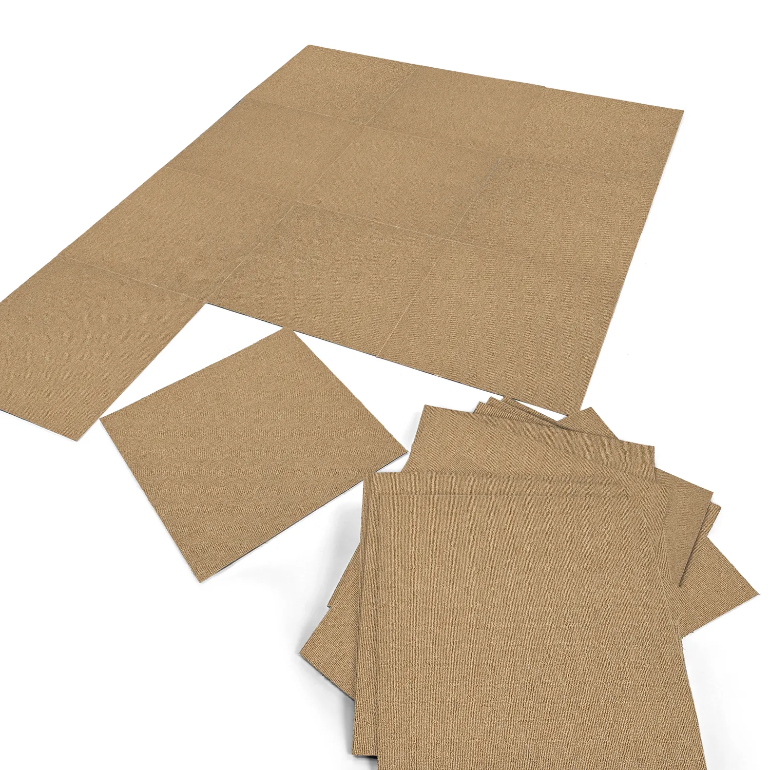 Koberec - Almeria Textilné dlaždice 24 ks (béžový)