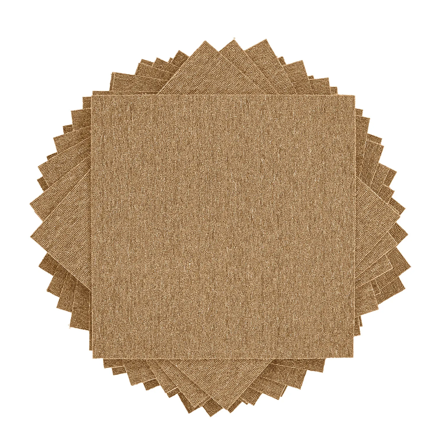 Koberec - Almeria Textilné dlaždice 24 ks (béžový)