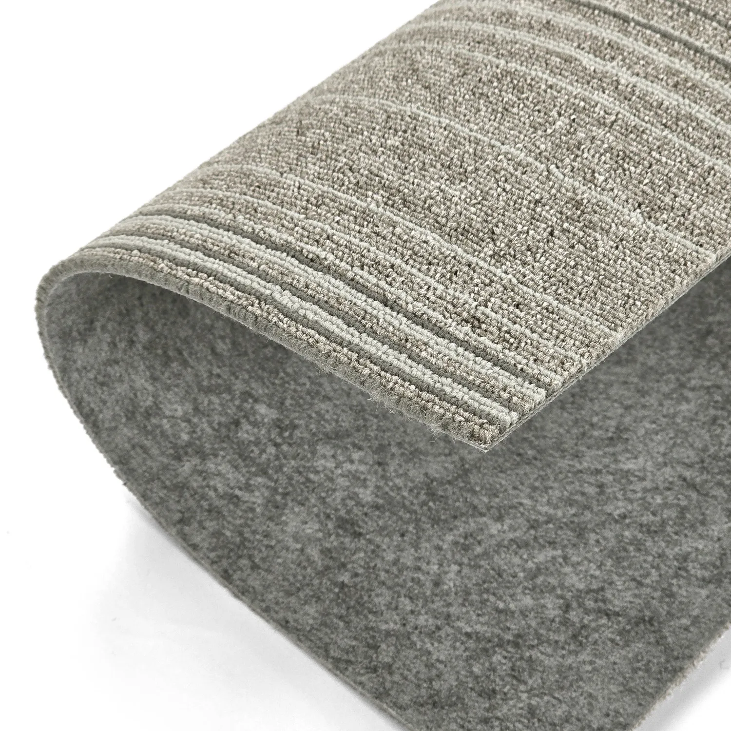 Koberec - Almeria Textilné dlaždice 24 ks. (šedé nepravidelné pruhy)