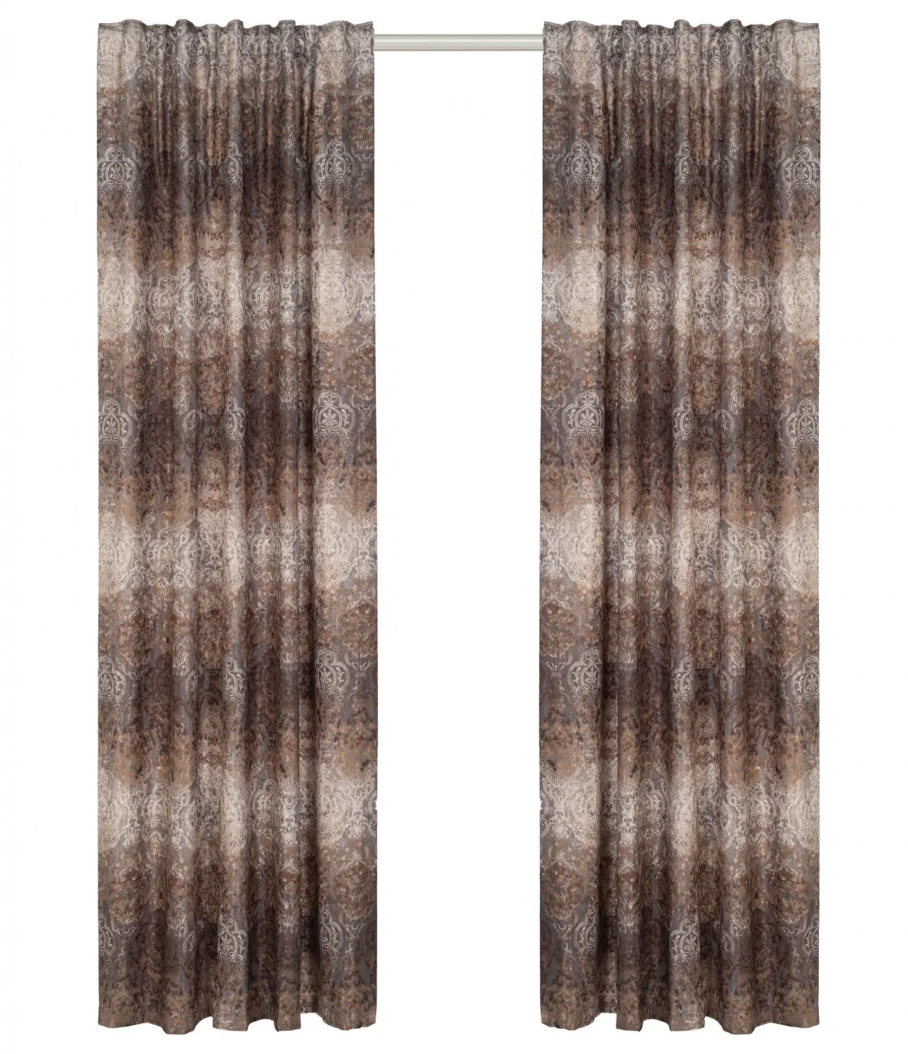 Záclona - Lovis (hnedá)