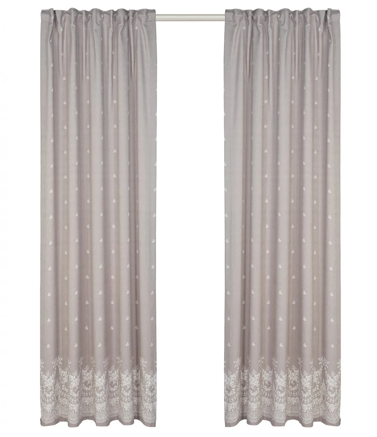 Záclona - Edina (šedá)