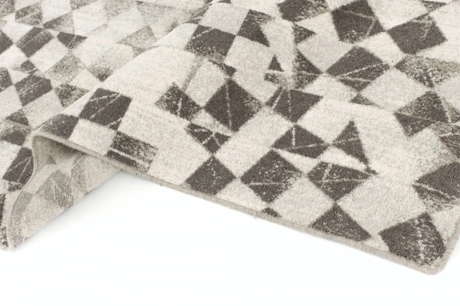 Vlnený koberec - Kallatis (čierna/biela)