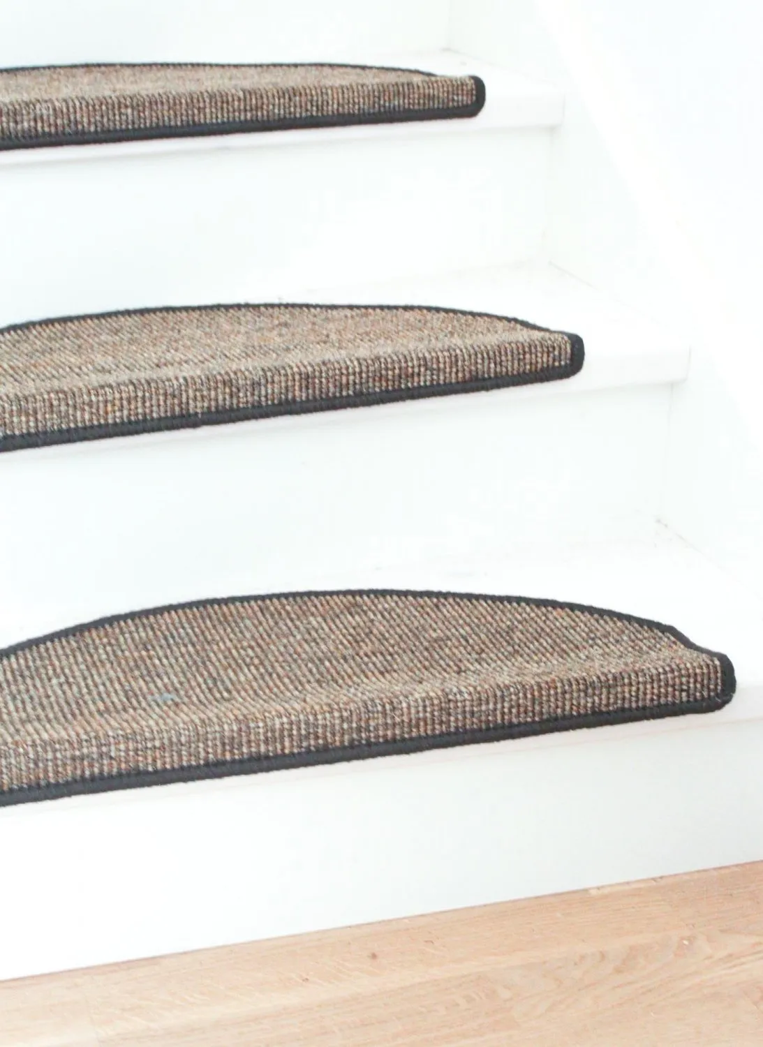 Schodová rohož - Salvador 28 x 65 cm (hnedá zmes)