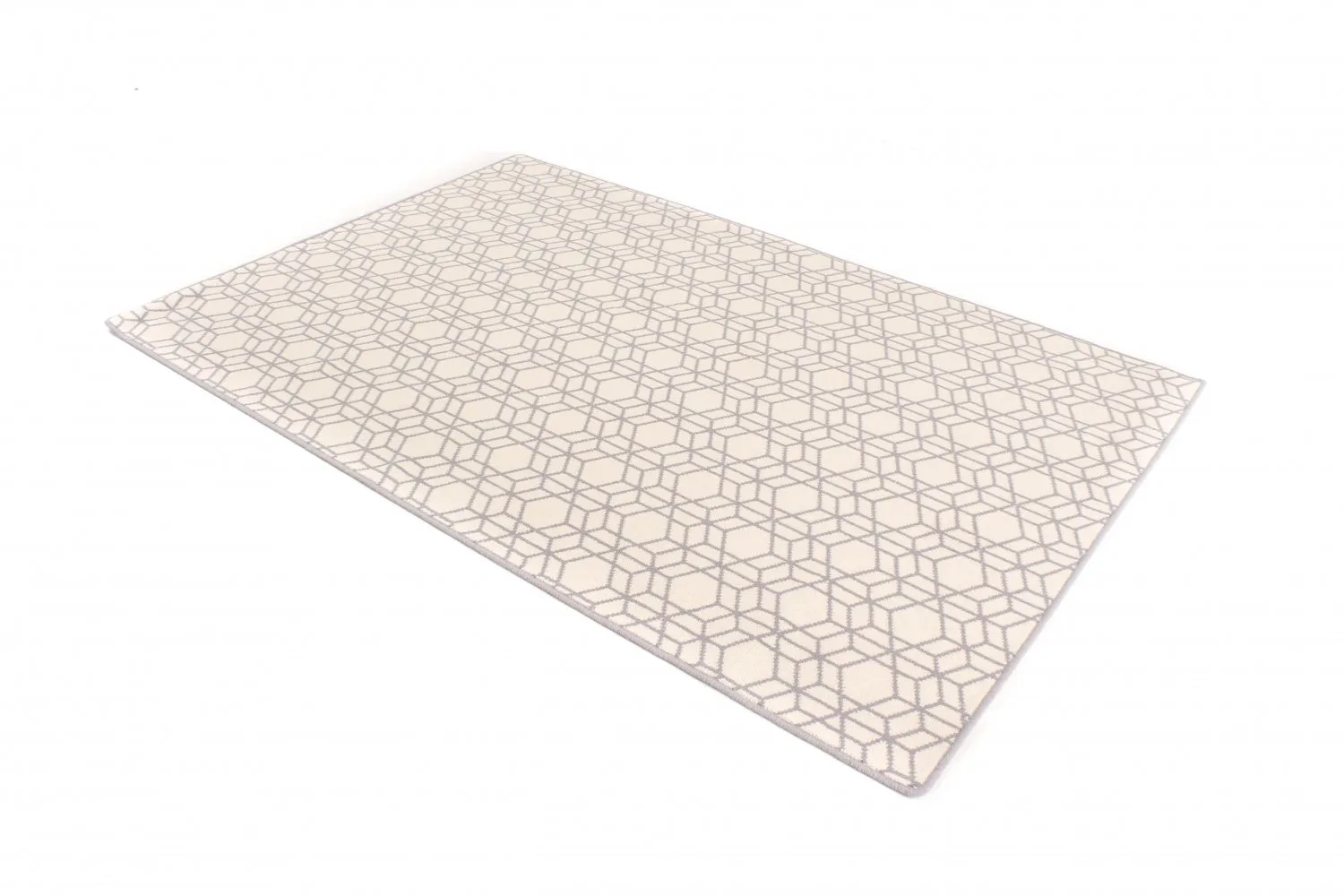 Vlnený koberec - Emprint (biely)