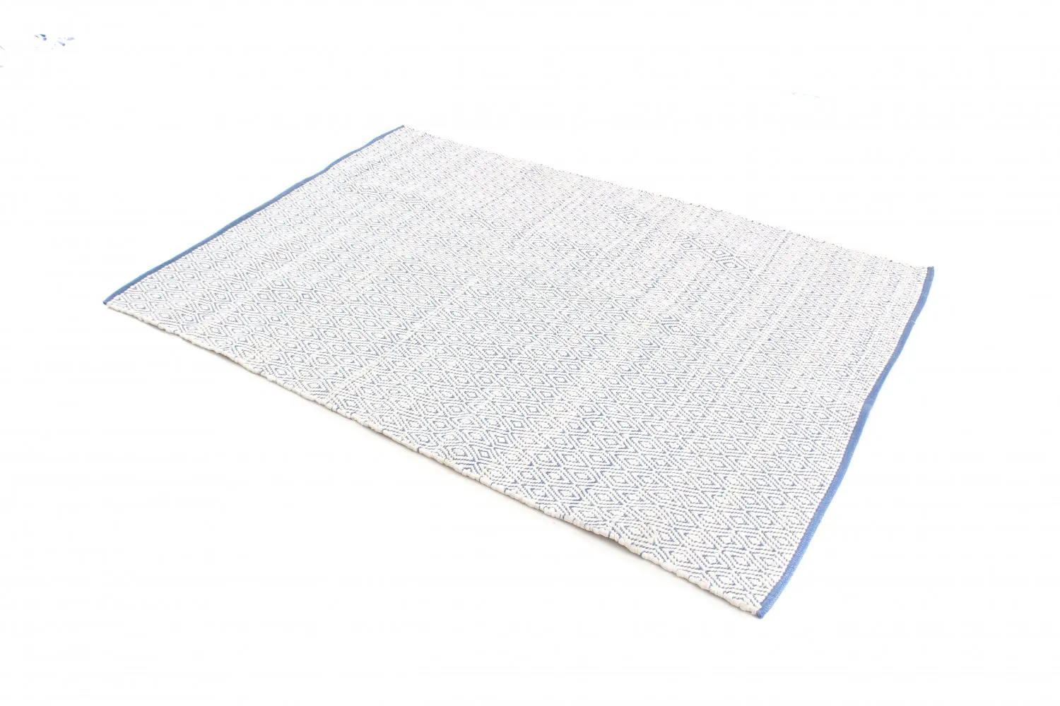 Koberec z kusov - Falster (modrý)