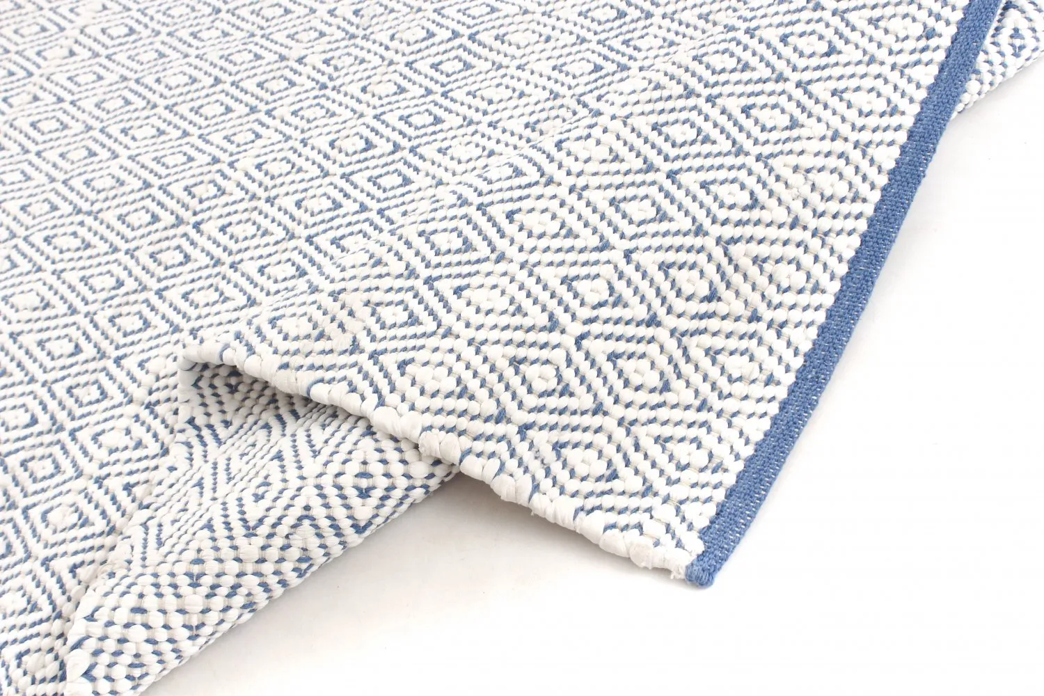 Koberec z kusov - Falster (modrý)