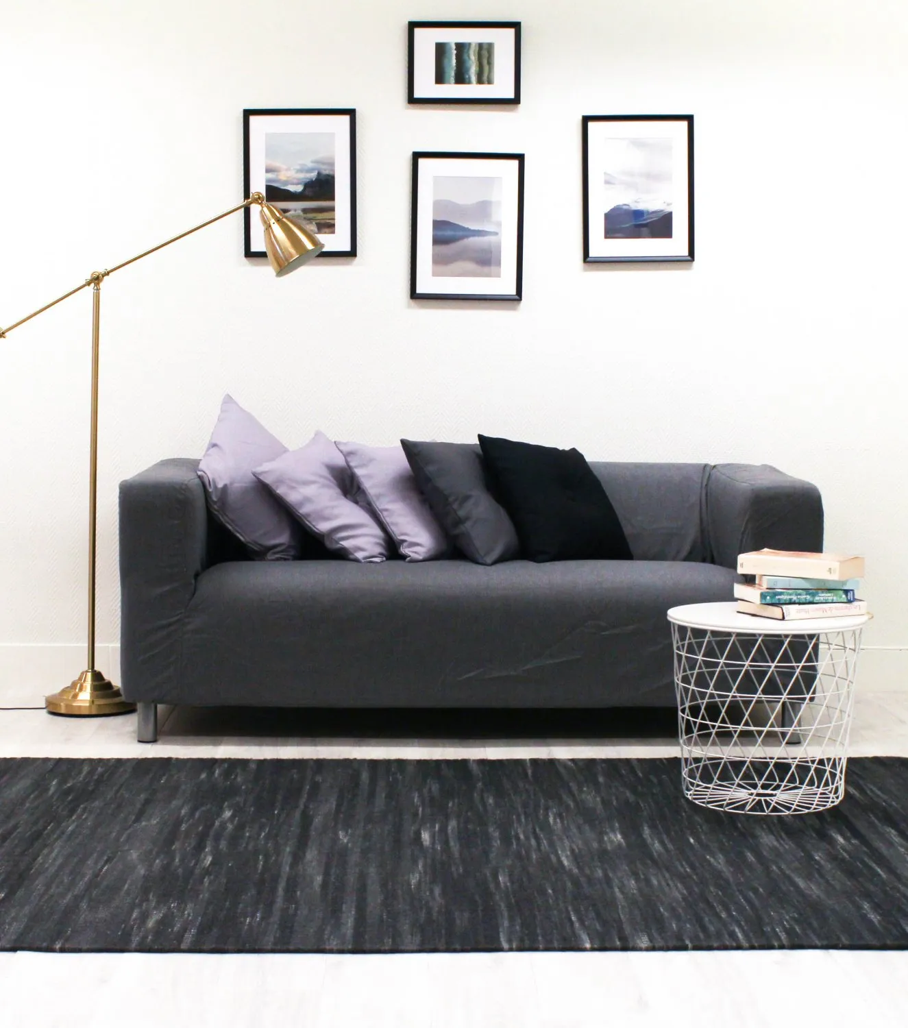 Vlnený koberec - St. Kilda (tmavo šedý)