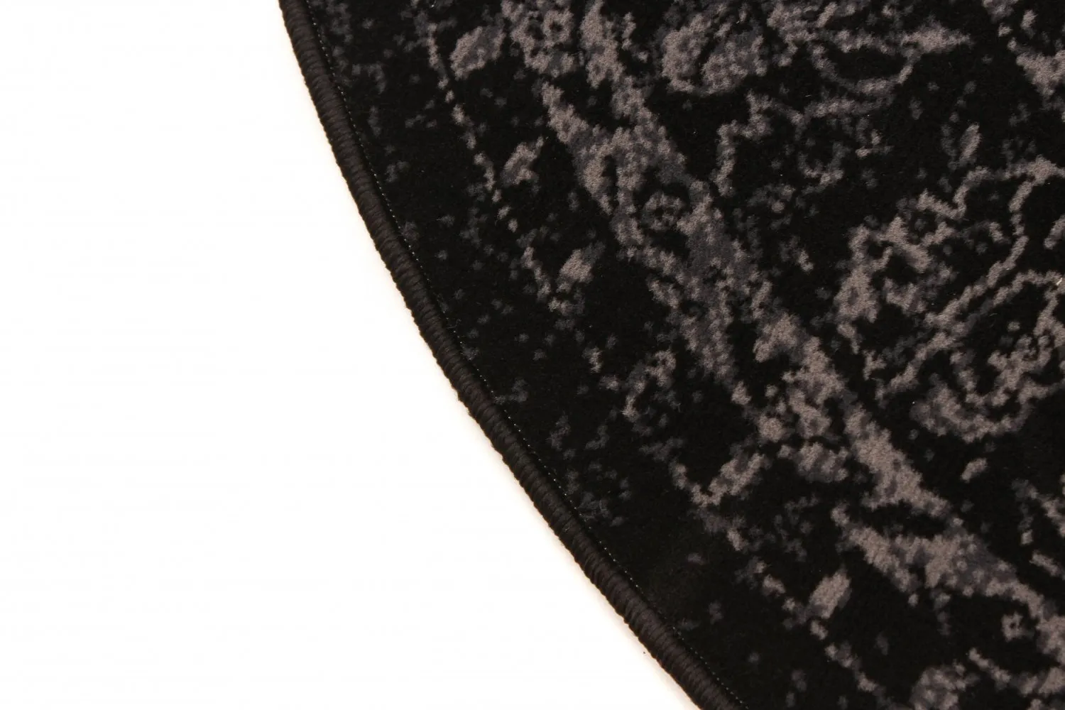 Kruhový koberec - Peking Noble (čierny)