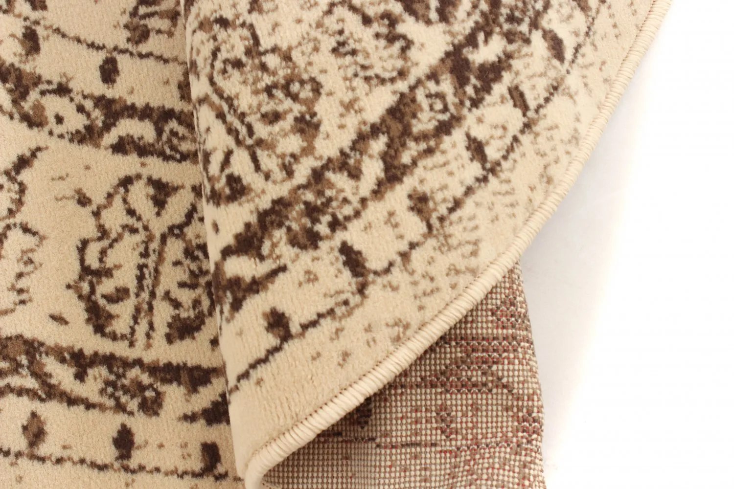 Kruhový koberec - Peking Noble (biely)