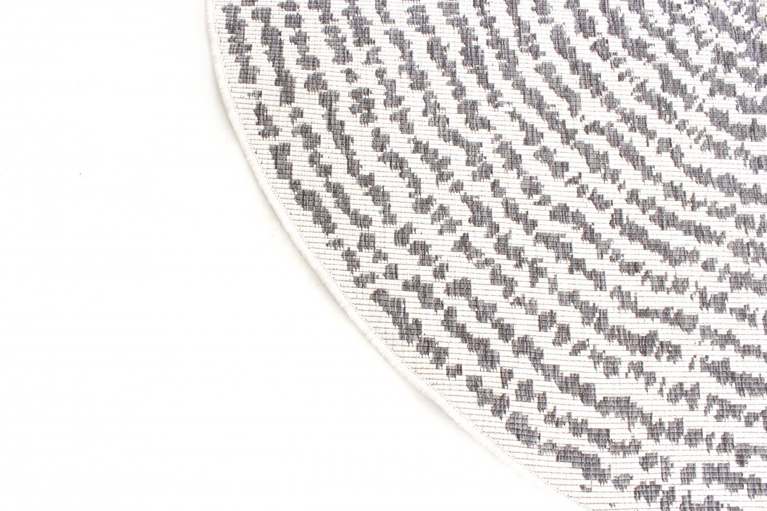 Kruhový koberec - Brussels Swirl (šedý)