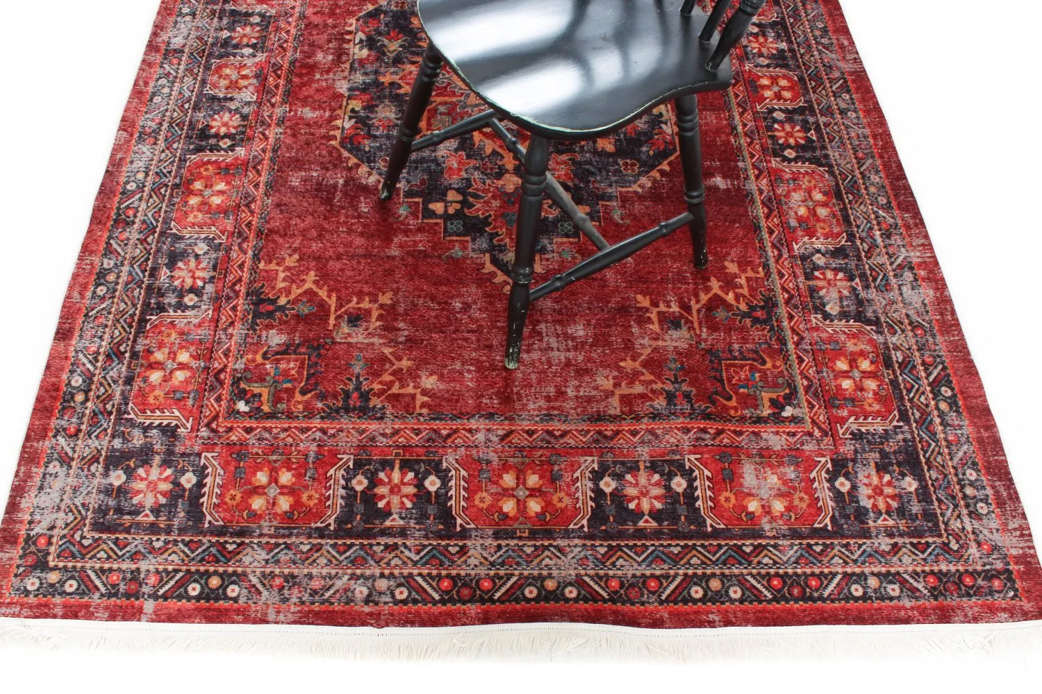 Koberec Wilton - Soussi (červený/multicolor)