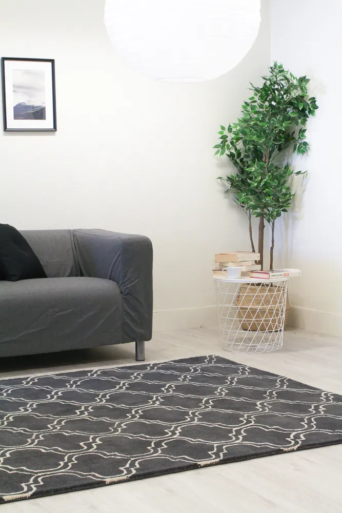 Koberec z vlny - Korinth (tmavo šedá)