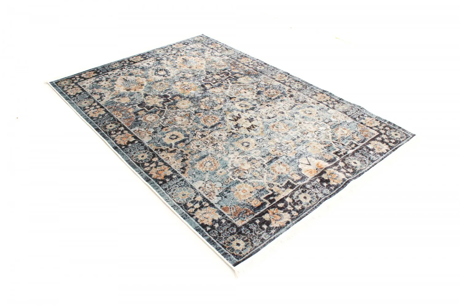 Koberec Wilton - Fernana (modrý/multicolor)