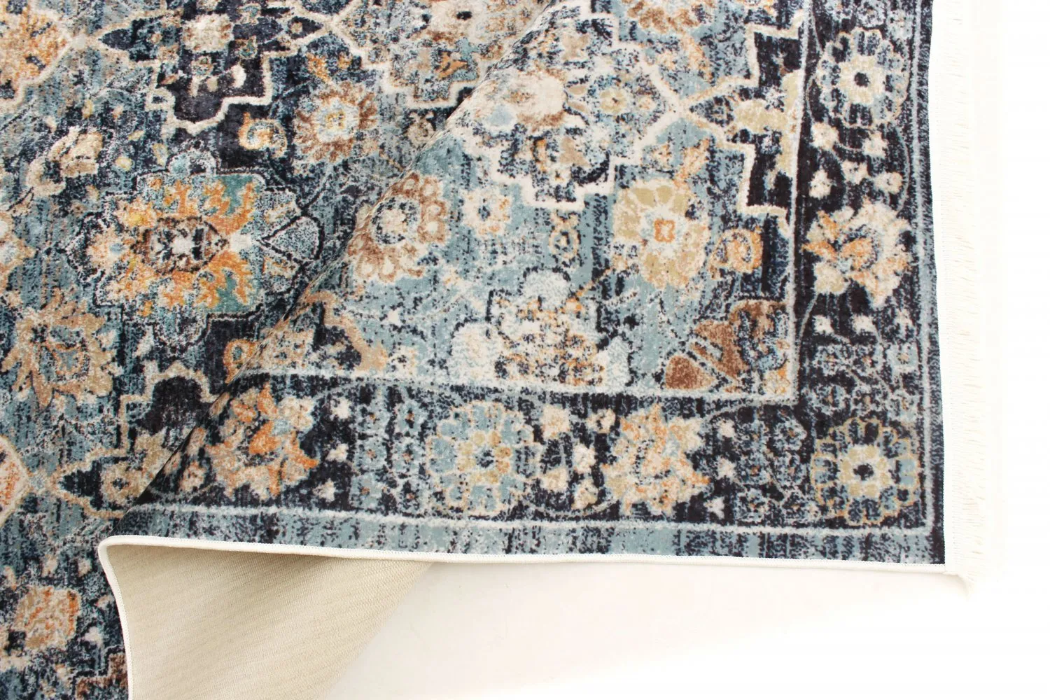 Koberec Wilton - Fernana (modrý/multicolor)