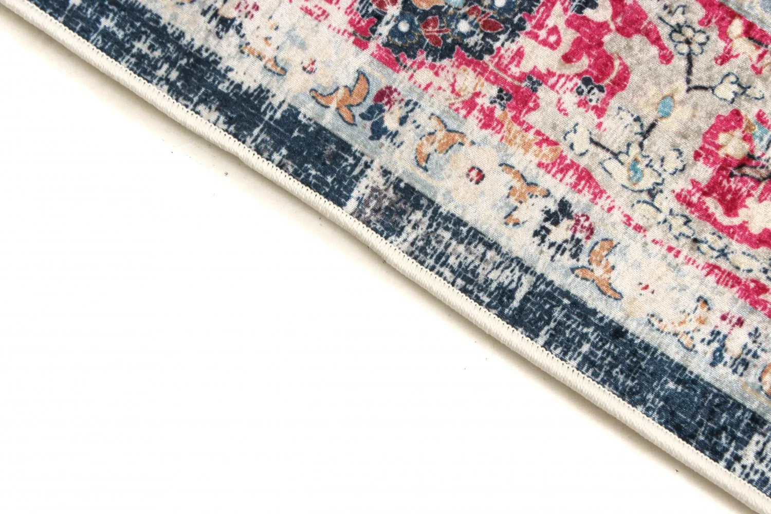 Koberec Wilton - Bouhjar (modrá/růžová/multicolor)