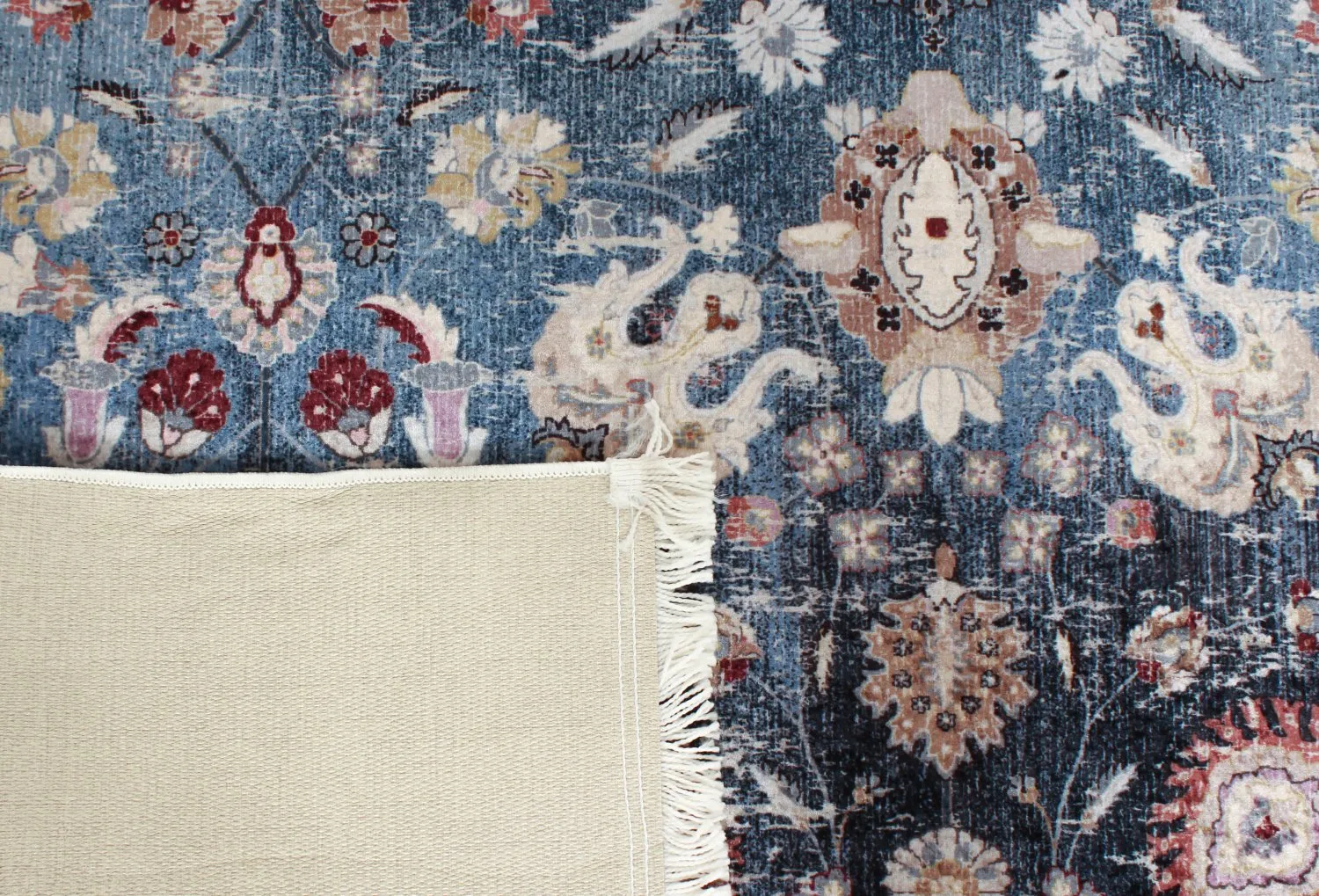 Koberec Wilton - Bouhjar (tmavě modrá/multicolor)