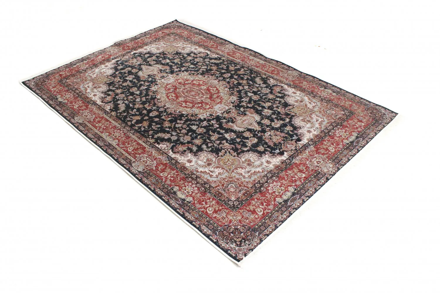 Koberec Wilton - Vakifli (modrý/multikolórový)