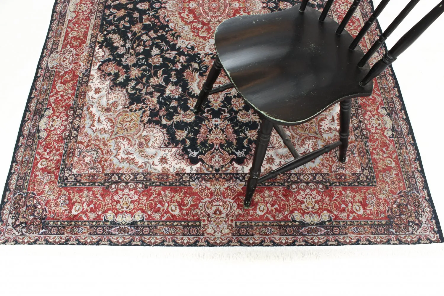 Koberec Wilton - Vakifli (modrý/multikolórový)