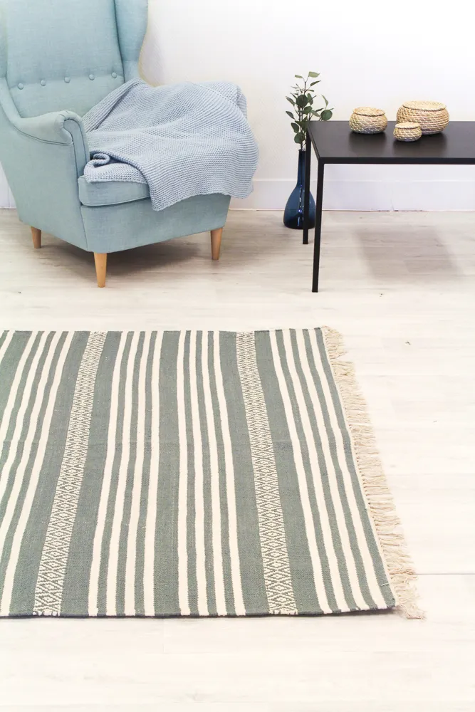 Koberec z kusov - Ystad (šedá)