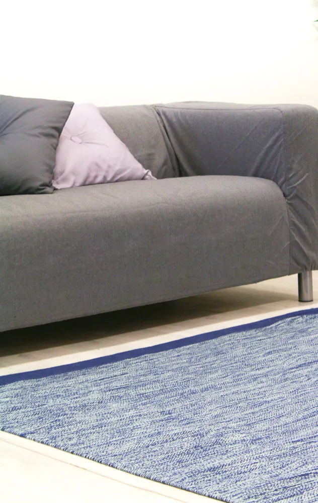 Koberec z kusov - Slite (modrý)