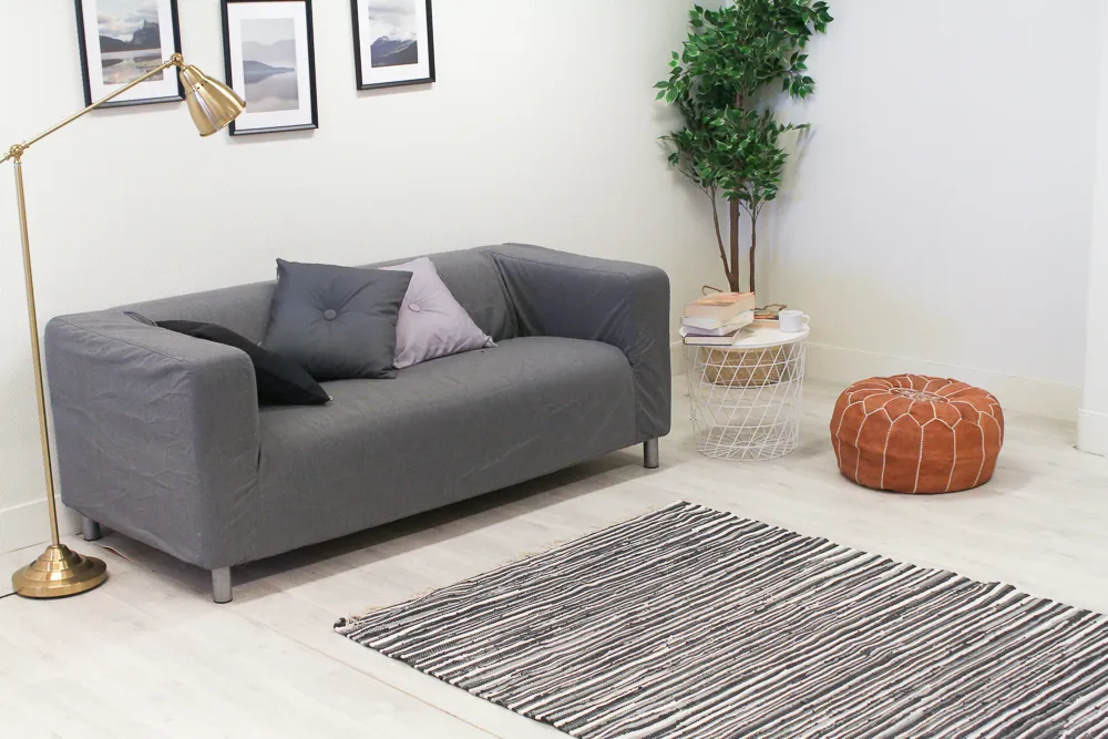 Koberec z kusov - Tulka (šedý)